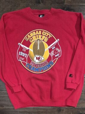 Vintage Kansas City Starter Crewneck Sweatshirt 1997 Champions